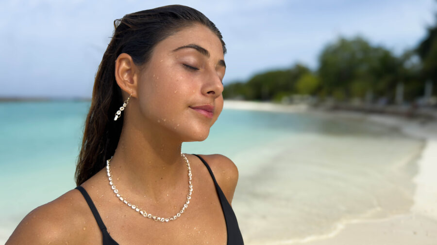 Infinity Puka Earrings - Image 4